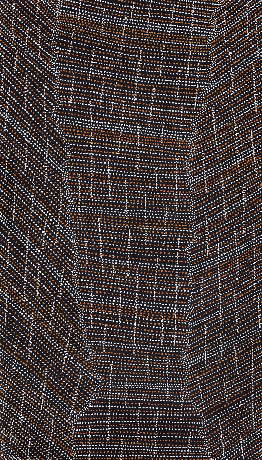 Aboriginal Artwork by Chantelle Nampijinpa Robertson, Ngapa Jukurrpa (Water Dreaming) - Puyurru, 107x61cm