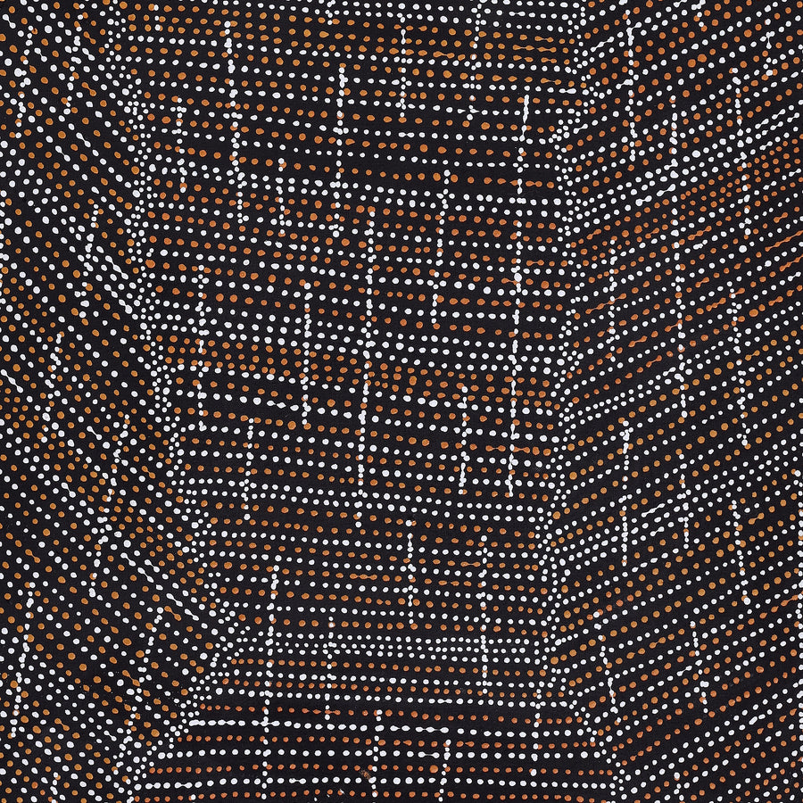 Aboriginal Artwork by Chantelle Nampijinpa Robertson, Ngapa Jukurrpa (Water Dreaming) - Puyurru, 107x61cm