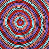 Aboriginal Artwork by Cherise Nangala Major, Lukarrara Jukurrpa (Dreaming), 30x30cm