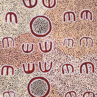 Aboriginal Artwork by Chris Japanangka Michaels, Janganpa Jukurrpa - Mawurrji, 91x61cm