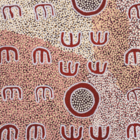Aboriginal Artwork by Chris Japanangka Michaels, Janganpa Jukurrpa - Mawurrji, 91x61cm
