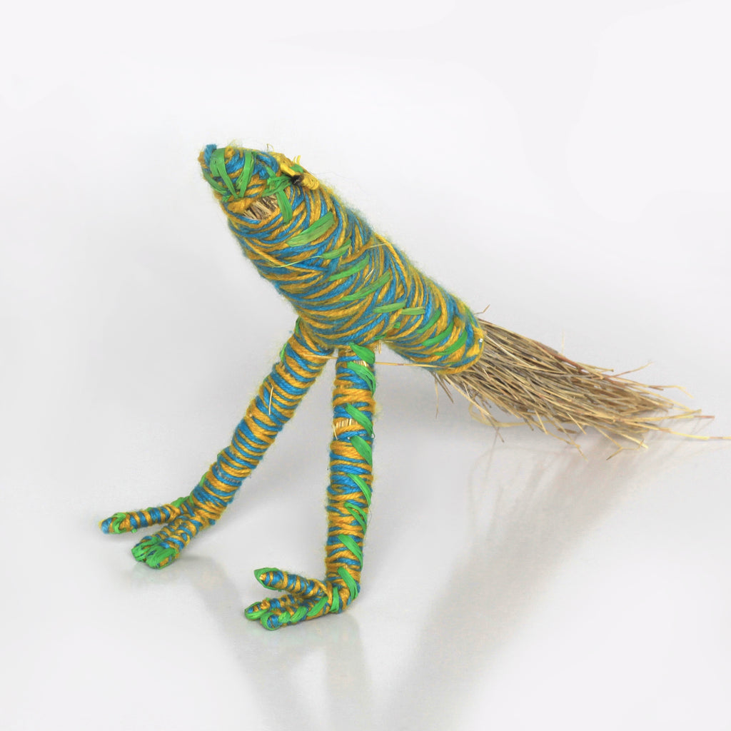 Aboriginal Artwork by Chriselda Farmer - Tjanpi Tjulpu (bird) Sculpture