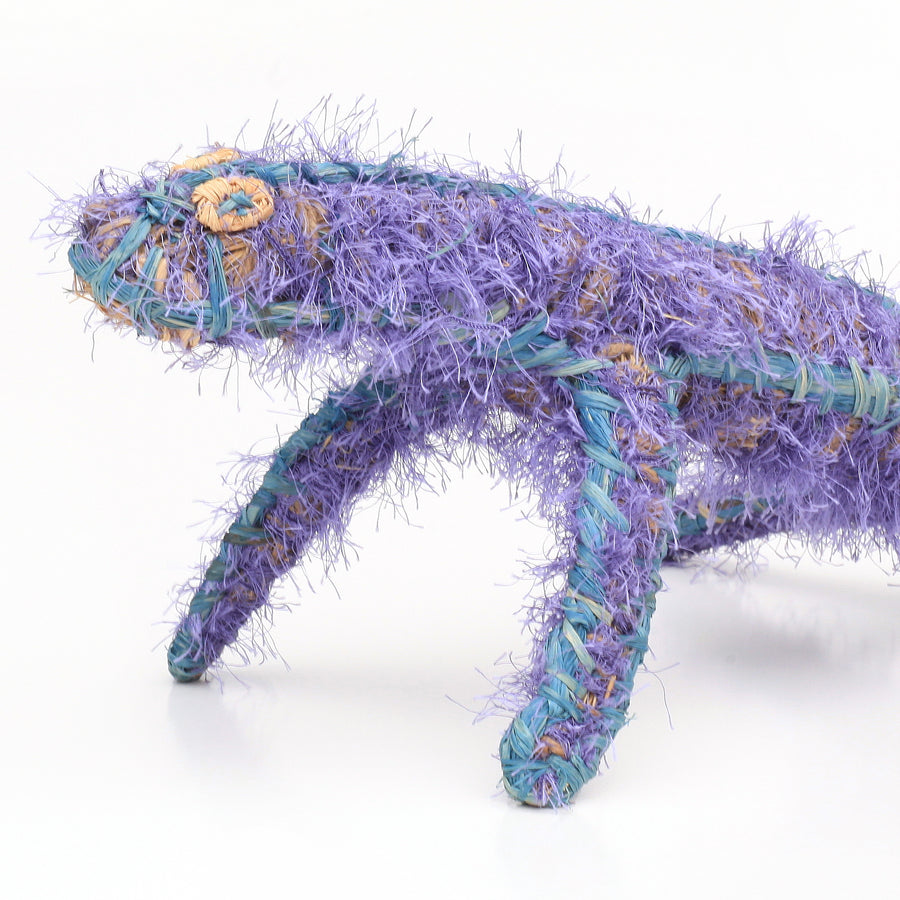 Aboriginal Artwork by Chriselda Farmer - Goanna Tjanpi Sculpture
