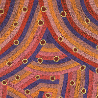 Aboriginal Artwork by Christine Nungarrayi Brown, Karnta Jukurrpa (Womens Dreaming), 91x76cm