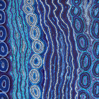 Aboriginal Artwork by Christine Nakamarra Curtis, Lappi Lappi Jukurrpa, 152x61cm