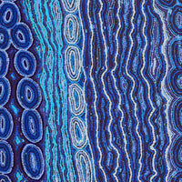 Aboriginal Artwork by Christine Nakamarra Curtis, Lappi Lappi Jukurrpa, 152x61cm
