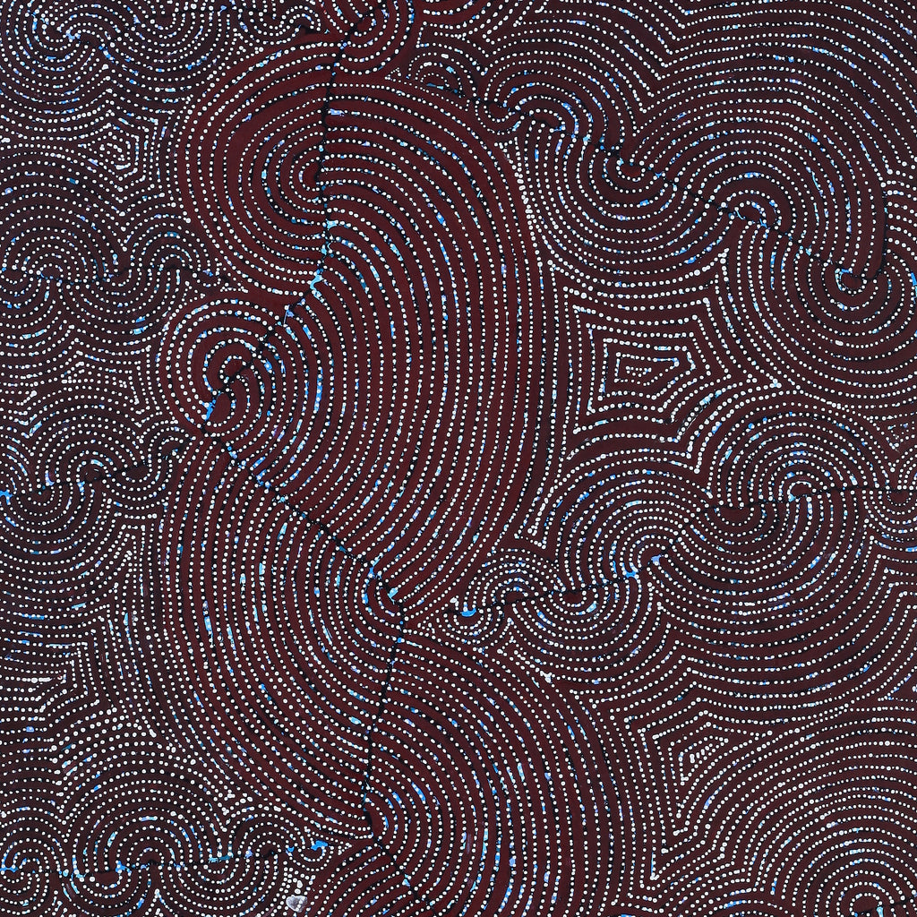 Aboriginal Artwork by Christine Nakamarra Curtis, Mina Mina Jukurrpa, 182x91cm
