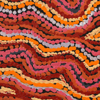 Aboriginal Artwork by Christine Nakamarra Curtis, Mina Mina Jukurrpa, 91x91cm