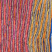 Aboriginal Artwork by Christine Napanangka Michaels, Lappi Lappi Jukurrpa, 107x61cm