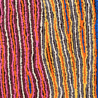 Aboriginal Artwork by Christine Napanangka Michaels, Lappi Lappi Jukurrpa, 107x61cm