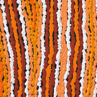 Aboriginal Artwork by Christine Napanangka Michaels, Lappi Lappi Jukurrpa, 30x30cm