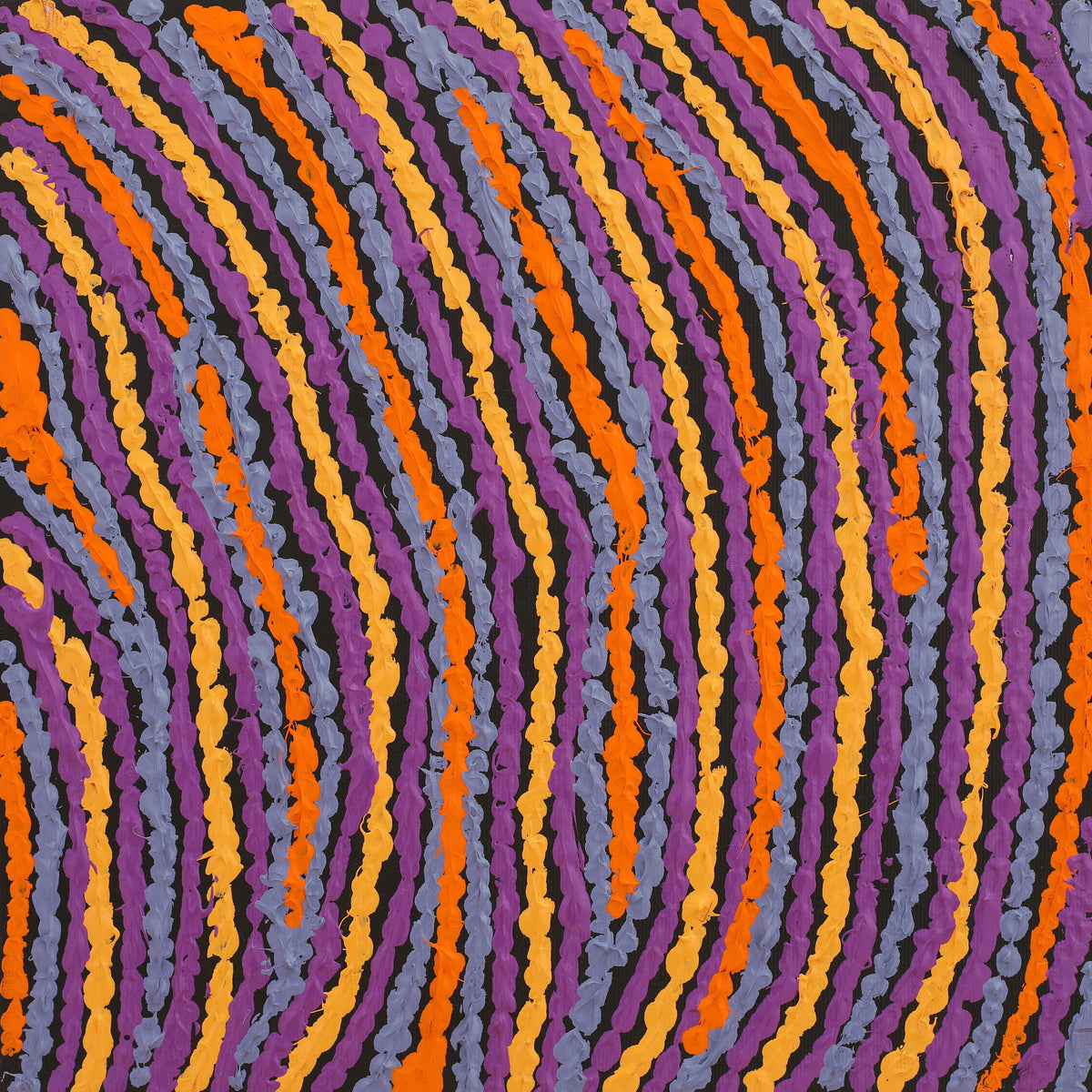 Aboriginal Art by Christine Napanangka Michaels, Lappi Lappi Jukurrpa, 30x30cm - ART ARK®