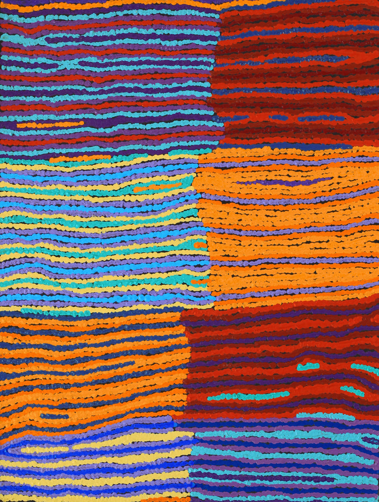 Aboriginal Artwork by Christine Napanangka Michaels, Lappi Lappi Jukurrpa, 61x46cm - ART ARK®