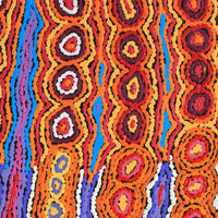Aboriginal Artwork by Christine Napanangka Michaels, Lappi Lappi Jukurrpa, 76x46cm