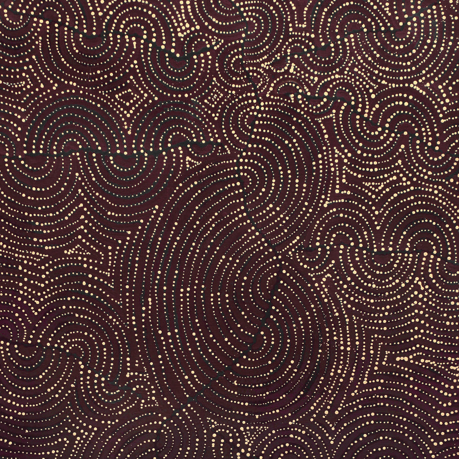 Aboriginal Artwork by Christine Nakamarra Curtis, Mina Mina Jukurrpa, 107x61cm