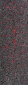 Aboriginal Artwork by Patrick Japangardi Williams, Mina Mina Jukurrpa (Mina Mina Dreaming) - Ngalyipi, 182x61cm - ART ARK®