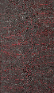 Aboriginal Artwork by Christine Nakamarra Curtis, Mina Mina Jukurrpa, 182x107cm - ART ARK®