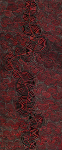 Aboriginal Artwork by Christine Nakamarra Curtis, Mina Mina Jukurrpa, 183x76cm - ART ARK®