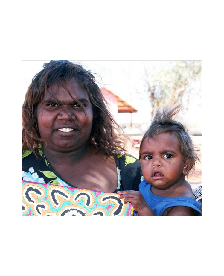 Aboriginal Art by Christine Nakamarra Curtis, Mina Mina Jukurrpa, 107x91cm - ART ARK®