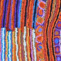Aboriginal Artwork by Christine Napanangka Michaels, Lappi Lappi Jukurrpa, 30x30cm