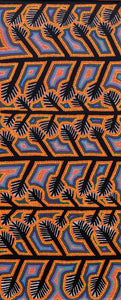 Aboriginal Artwork by Colleen Kantawarra, Yultukunpa - Honey Grevillea, 100x40cm - ART ARK®
