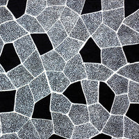 Aboriginal Artwork by Corinne Nampijinpa Ryan, Ngalyarrpa manu Puluku Jukurrpa, 46x46cm