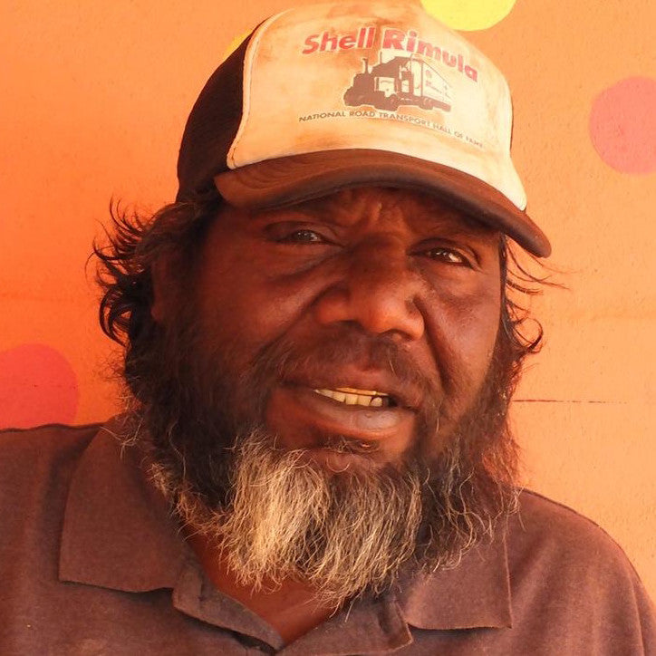 Aboriginal Artwork by Cornelius Jungarrayi Spencer, Wardapi Jukurrpa (Goanna Dreaming) - Yarripurlangu, 30x30cm