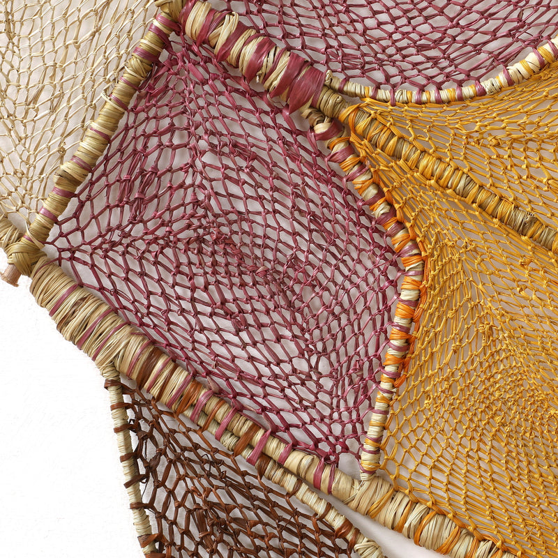 Aboriginal Artwork by Crystal Kelly, Djenj (Fish), 124x49cm