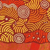 Aboriginal Artwork by Cynthia Multa, Karinyarra (Mt Wedge), 60x60cm