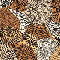 Aboriginal Artwork by Cynthia Thompson, My Mother's Spinifex Country, 91x91cm