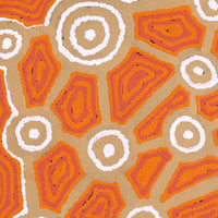 Aboriginal Artwork by Cynthia Nakamarra Wheeler, Yurrampi Jukurrpa (Honey Ant Dreaming), 46x46cm