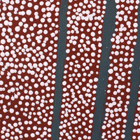 Aboriginal Artwork by Desmond Japangardi Williams, Ngapa Jukurrpa - Pirlinyarnu, 91x46cm