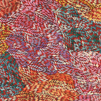Aboriginal Artwork by Daphne Napurrula Marks, Yalka at Karrkurutinytja (Bush onion Dreaming at Lake Macdonald), 150x70cm