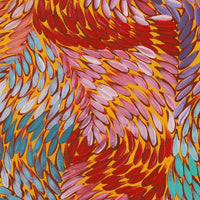 Aboriginal Artwork by Daphne Napurrula Marks, Yalka at Karrkurutinytja (Bush onion Dreaming at Lake Macdonald), 30x30cm