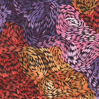 Aboriginal Artwork by Daphne Napurrula Marks, Yalka at Karrkurutinytja (Bush onion Dreaming at Lake Macdonald), 60x60cm