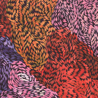 Aboriginal Artwork by Daphne Napurrula Marks, Yalka at Karrkurutinytja (Bush onion Dreaming at Lake Macdonald), 60x60cm