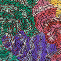 Aboriginal Art by Daphne Napurrula Marks, Yalka Dreaming (bush onion), 152x91cm - ART ARK®