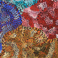 Aboriginal Artwork by Daphne Napurrula Marks, Yalka Dreaming (bush onion), 122x91cm