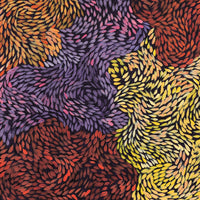 Aboriginal Artwork by Daphne Napurrula Marks, Yalka Dreaming (bush onion), 92x40cm