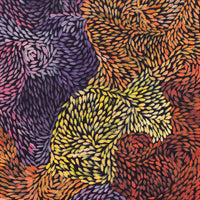 Aboriginal Artwork by Daphne Napurrula Marks, Yalka Dreaming (bush onion), 92x40cm