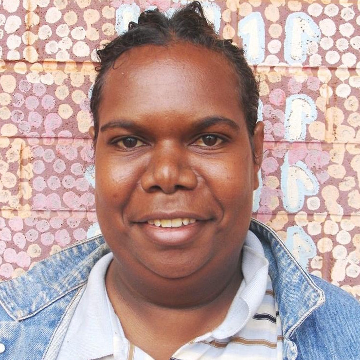 Aboriginal Artwork by Daphne Napurrurla White, Yawakiyi Jukurrpa (Native Currant Dreaming), 30x30cm