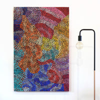 Aboriginal Artwork by Daphne Napurrula Marks, Yalka Dreaming (bush onion), 120x80cm