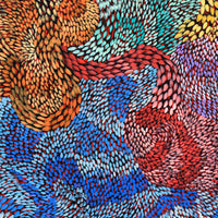 Aboriginal Artwork by Daphne Napurrula Marks, Yalka Dreaming (bush onion), 120x80cm