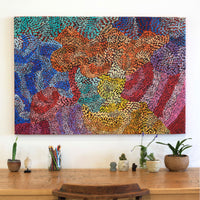 Aboriginal Artwork by Daphne Napurrula Marks, Yalka Dreaming (bush onion), 120x80cm