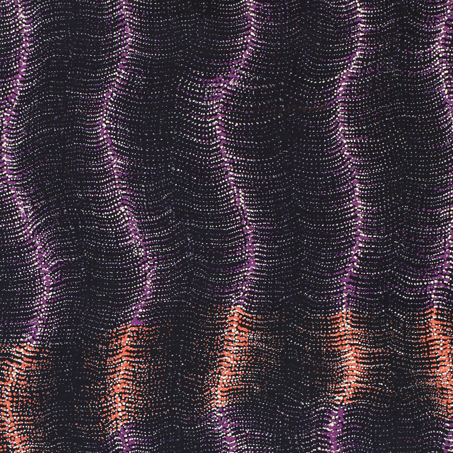 Aboriginal Artwork by Debbie Napaljarri Brown, Wanakiji Jukurrpa (Bush Tomato Dreaming), 107x61cm