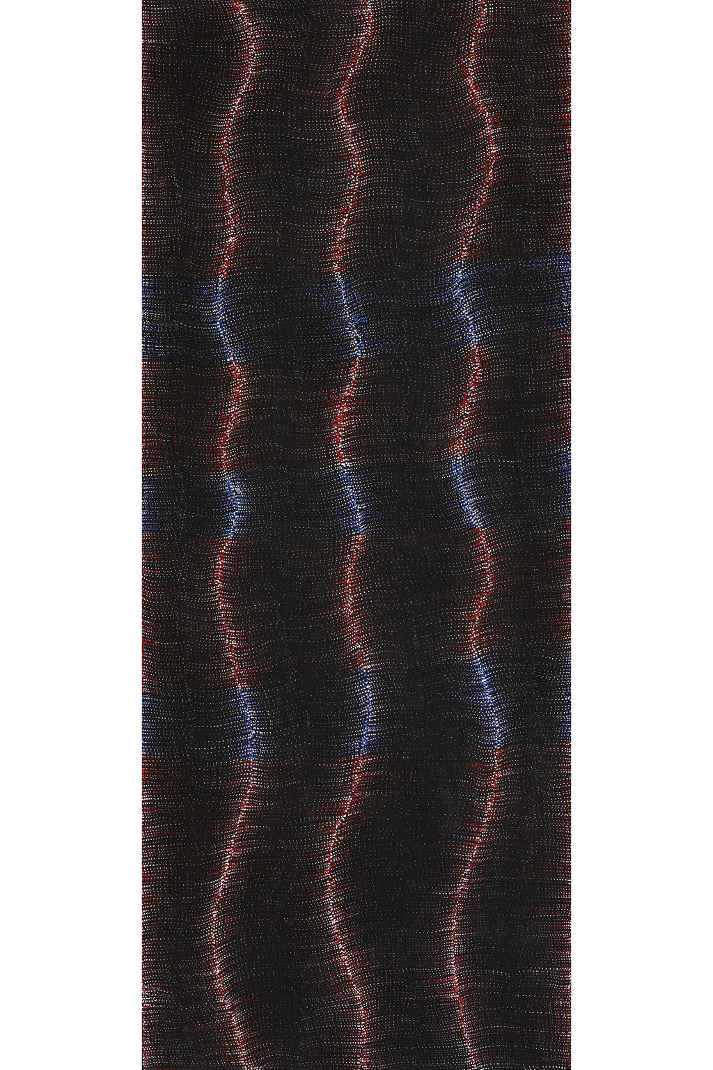 Aboriginal Artwork by Debbie Napaljarri Brown, Wanakiji Jukurrpa (Bush Tomato Dreaming), 152x61cm