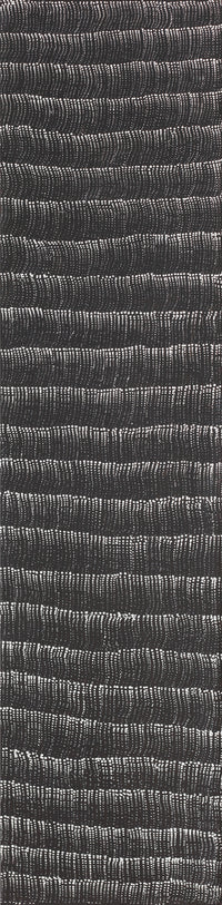 Aboriginal Artwork by Debbie Napaljarri Brown, Wanakiji Jukurrpa (Bush Tomato Dreaming), 122x30cm