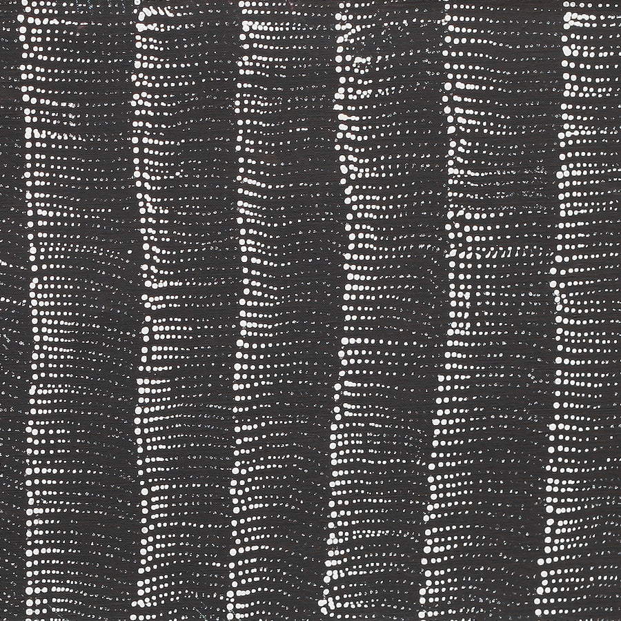 Aboriginal Artwork by Debbie Napaljarri Brown, Wanakiji Jukurrpa (Bush Tomato Dreaming), 122x30cm