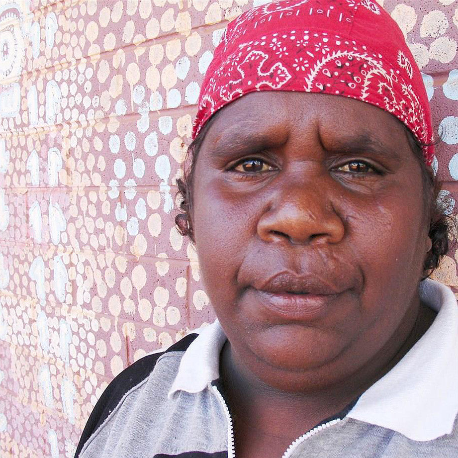 Aboriginal Artwork by Deborah Napaljarri Wayne, Yarungkanyi Jukurrpa (Mt Doreen Dreaming), 30x30cm