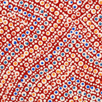 Aboriginal Artwork by Delena Napaljarri Turner, Pikilyi Jukurrpa (Vaughan Springs Dreaming), 30x30cm